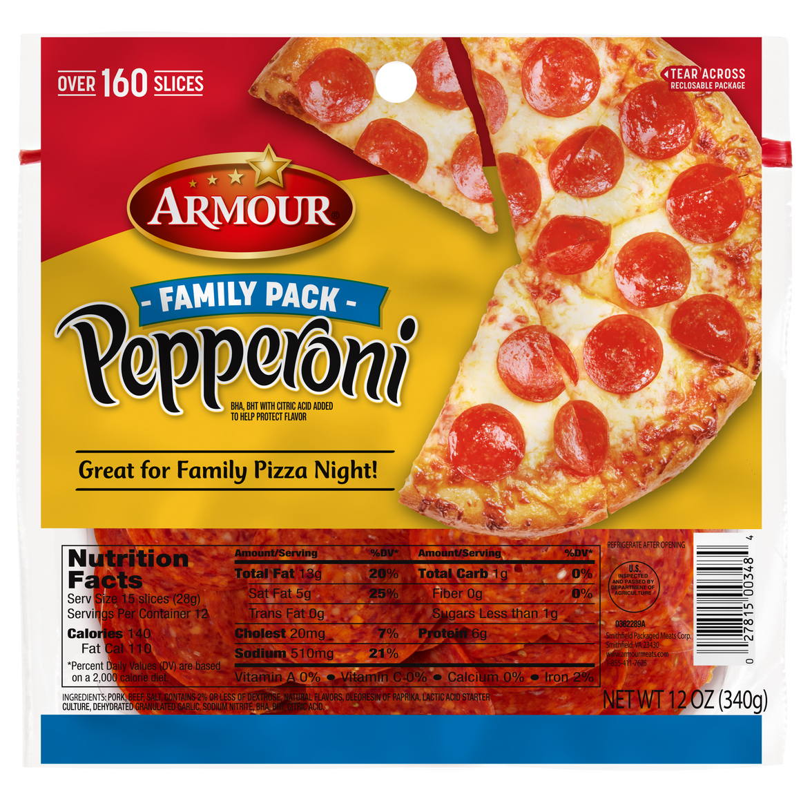 Pepperoni Family Pack | Armour Meats
